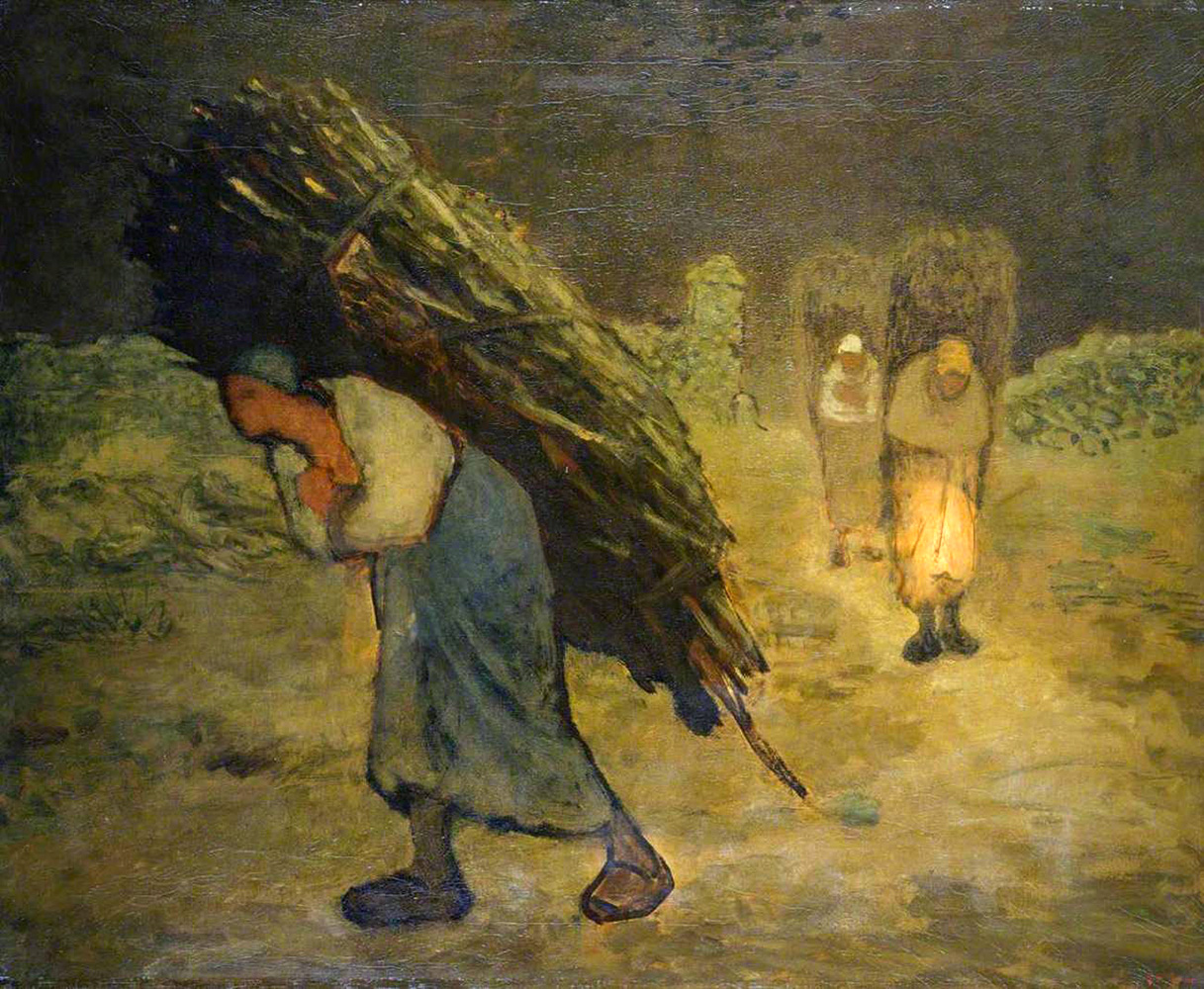winter the faggot gatherers